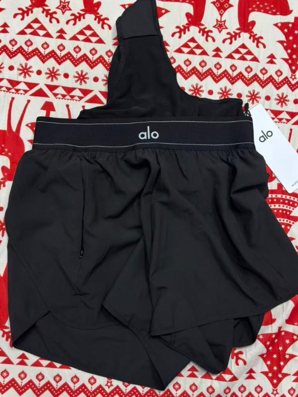 NWT Alo Yoga Match Point Short Black🙆♀️Lightweight Athletic Everyday Shorts - Picture 7 of 9